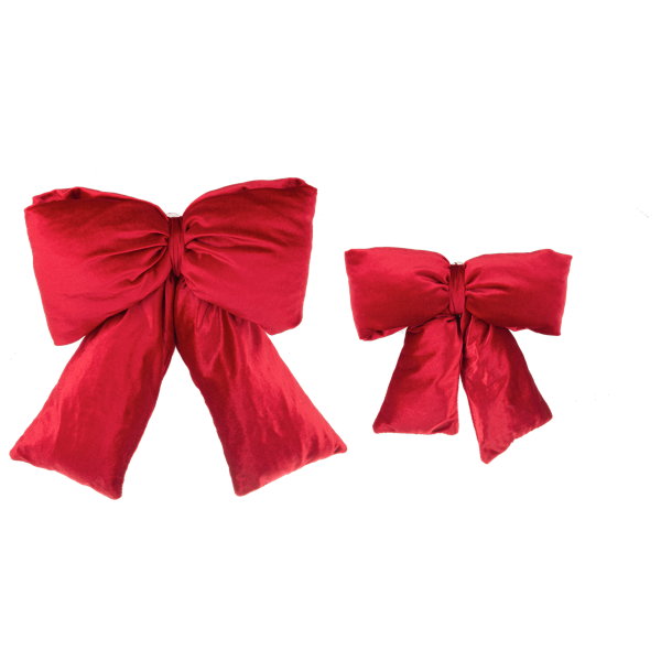 Coquet Christmas Ribbon Ornament red