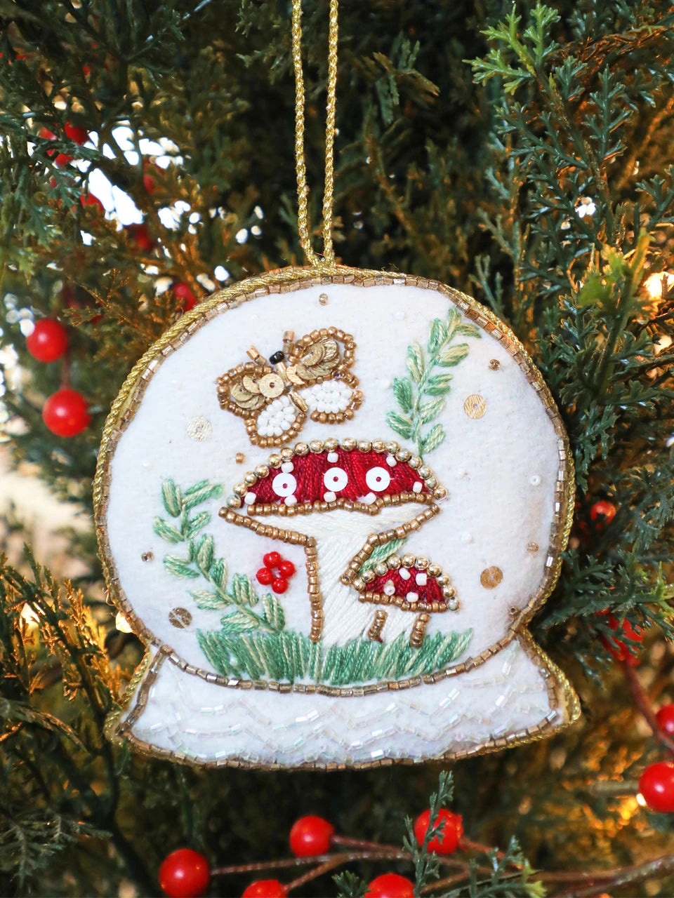 Mushroom Ornament - Multi