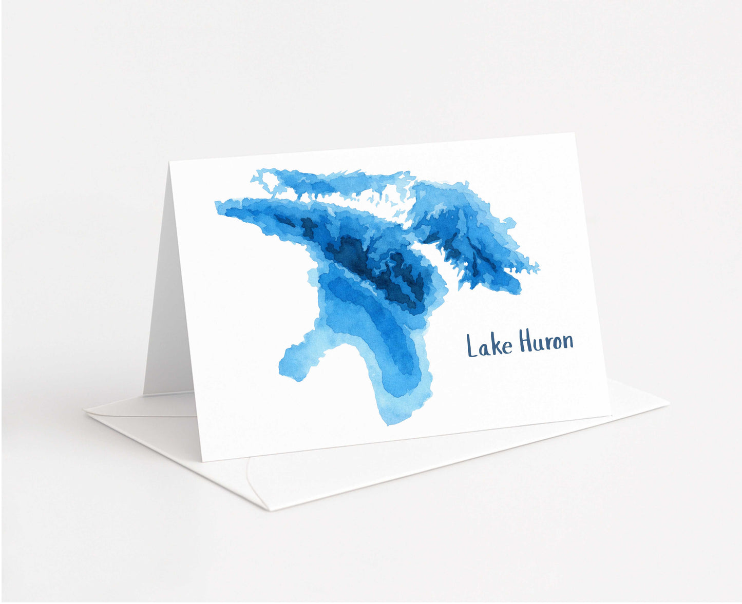 lake greeting card