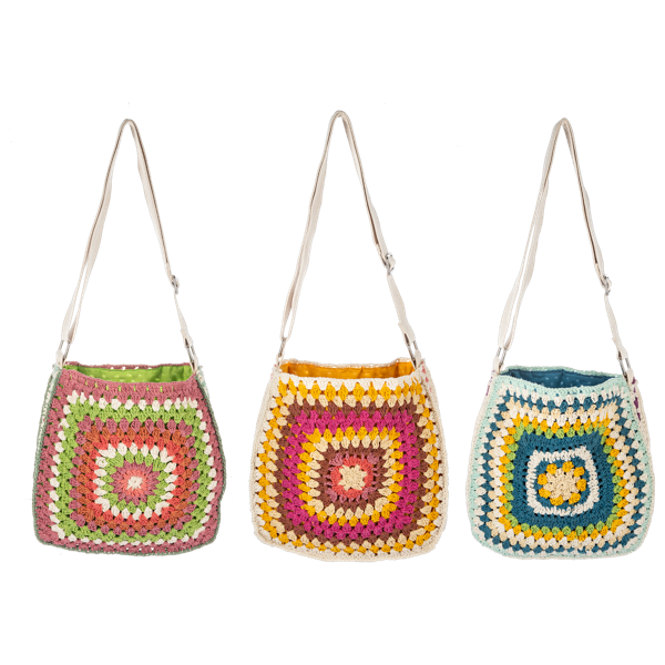Crochet Granny Square Purse