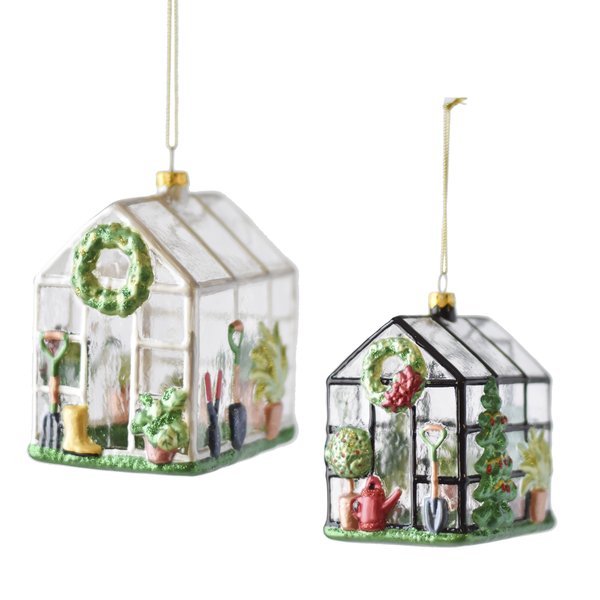Green House Ornament
