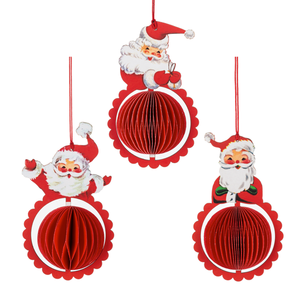 Vintage Santa Ornament
