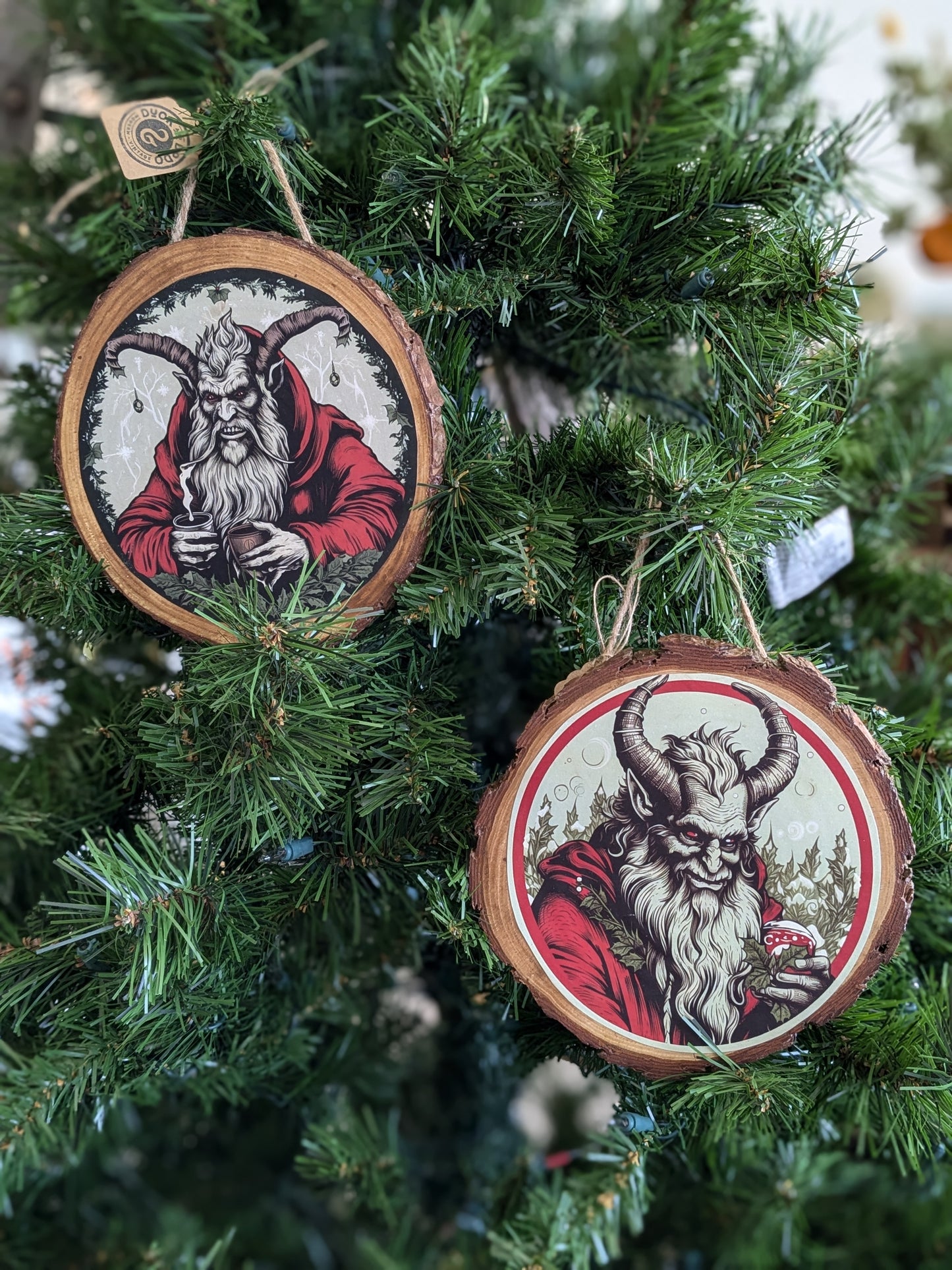 Rustic Krampus wall Decor