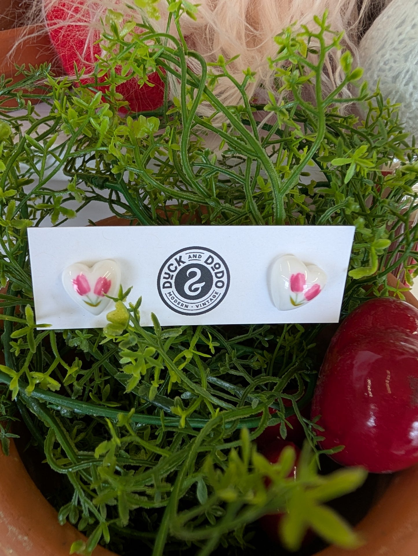 Heart earrings