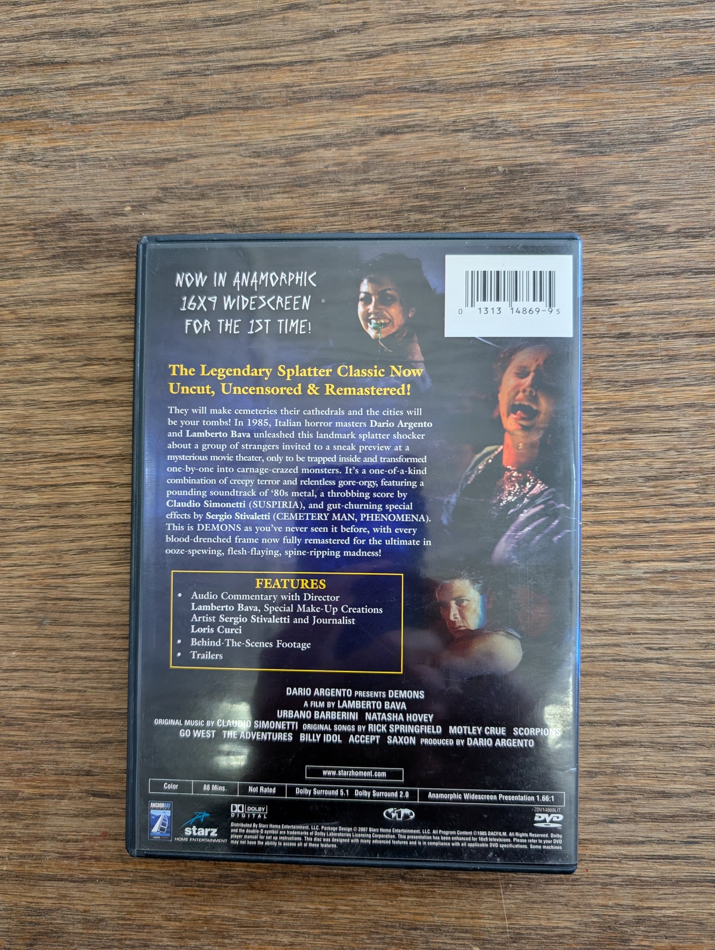 Demons & Demons 2 DVD Set