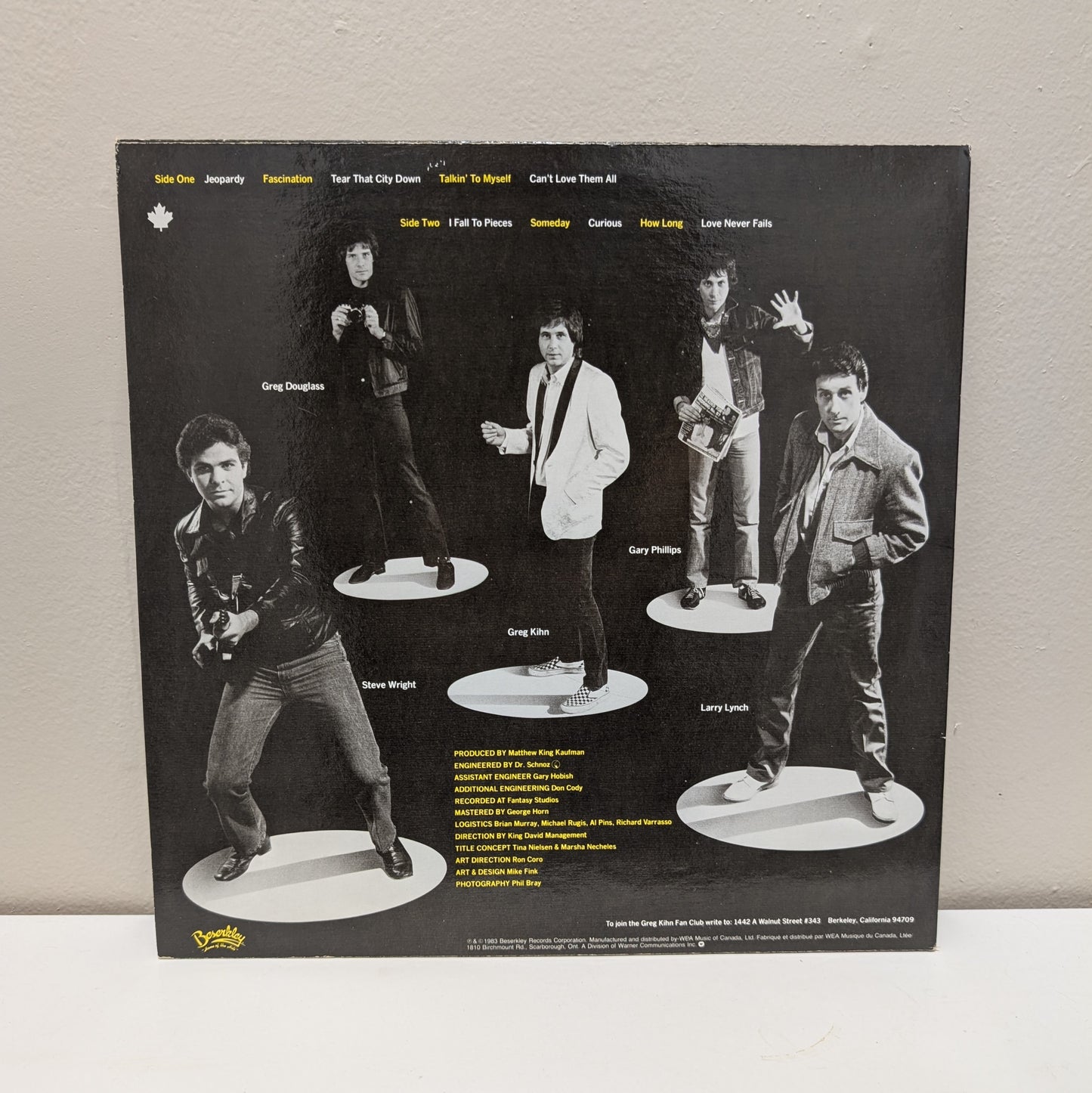 Greg Kihn Band Kihnspiracy LP