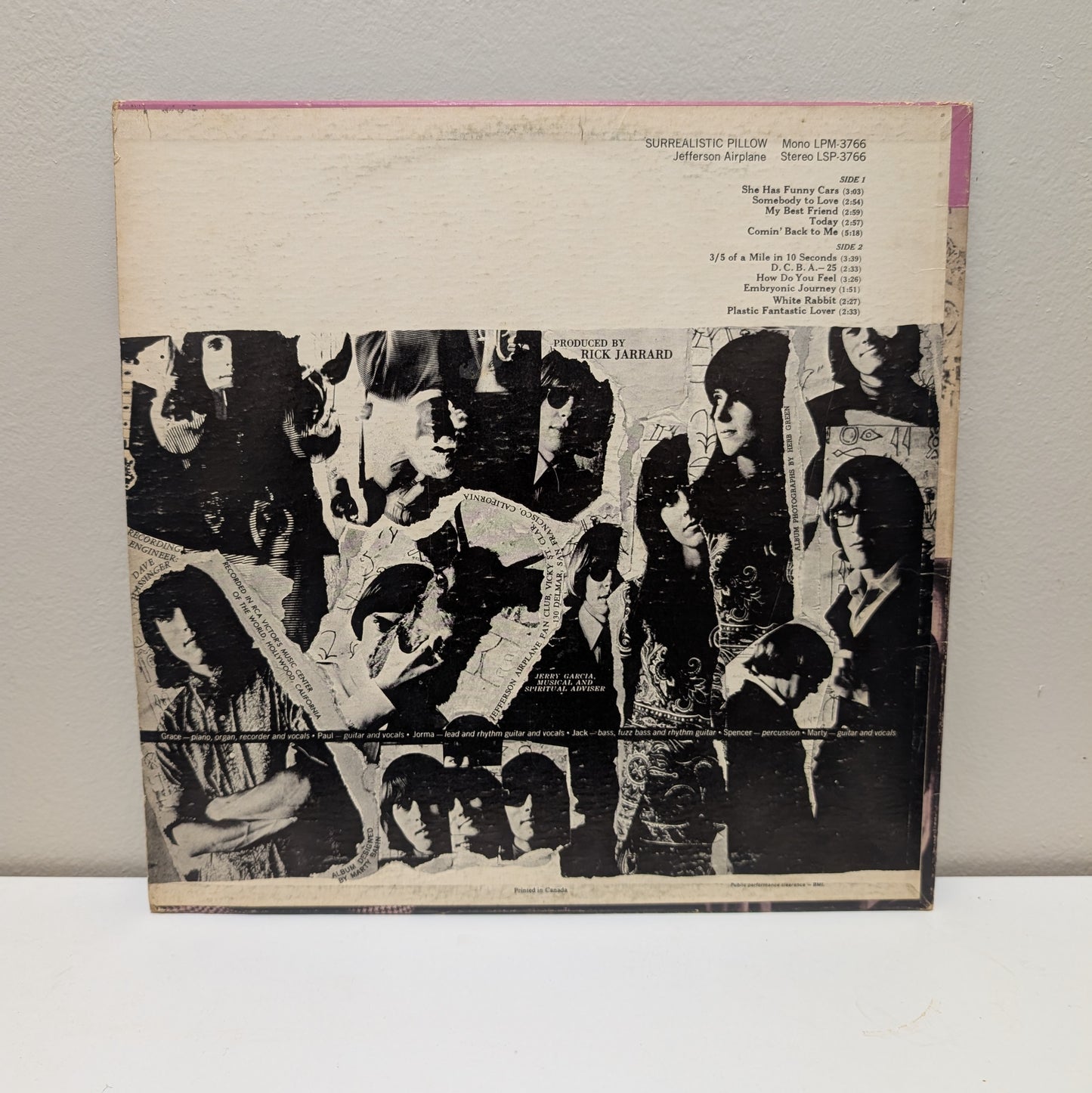 Jefferson Airplane Surrealistic Pillow LP