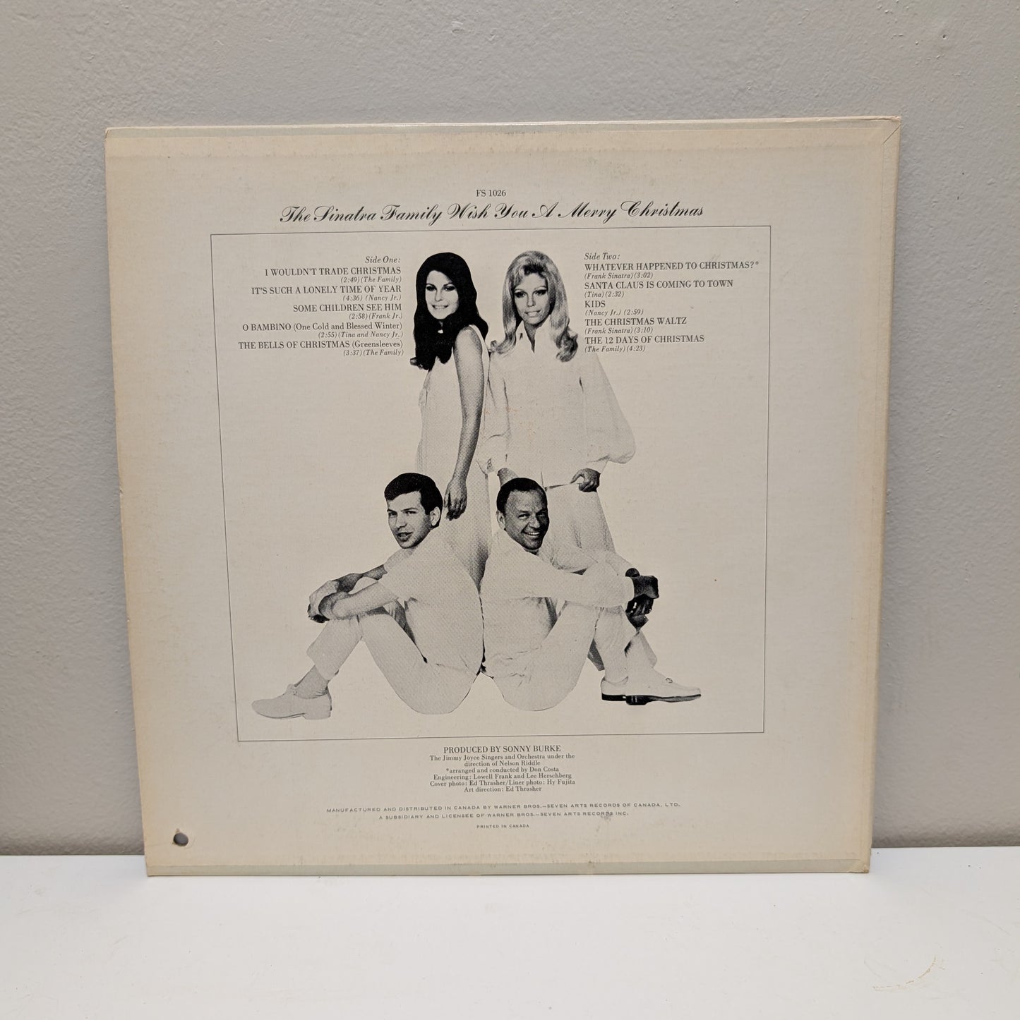The Sinatra Family Wish You A Merry Christmas LP