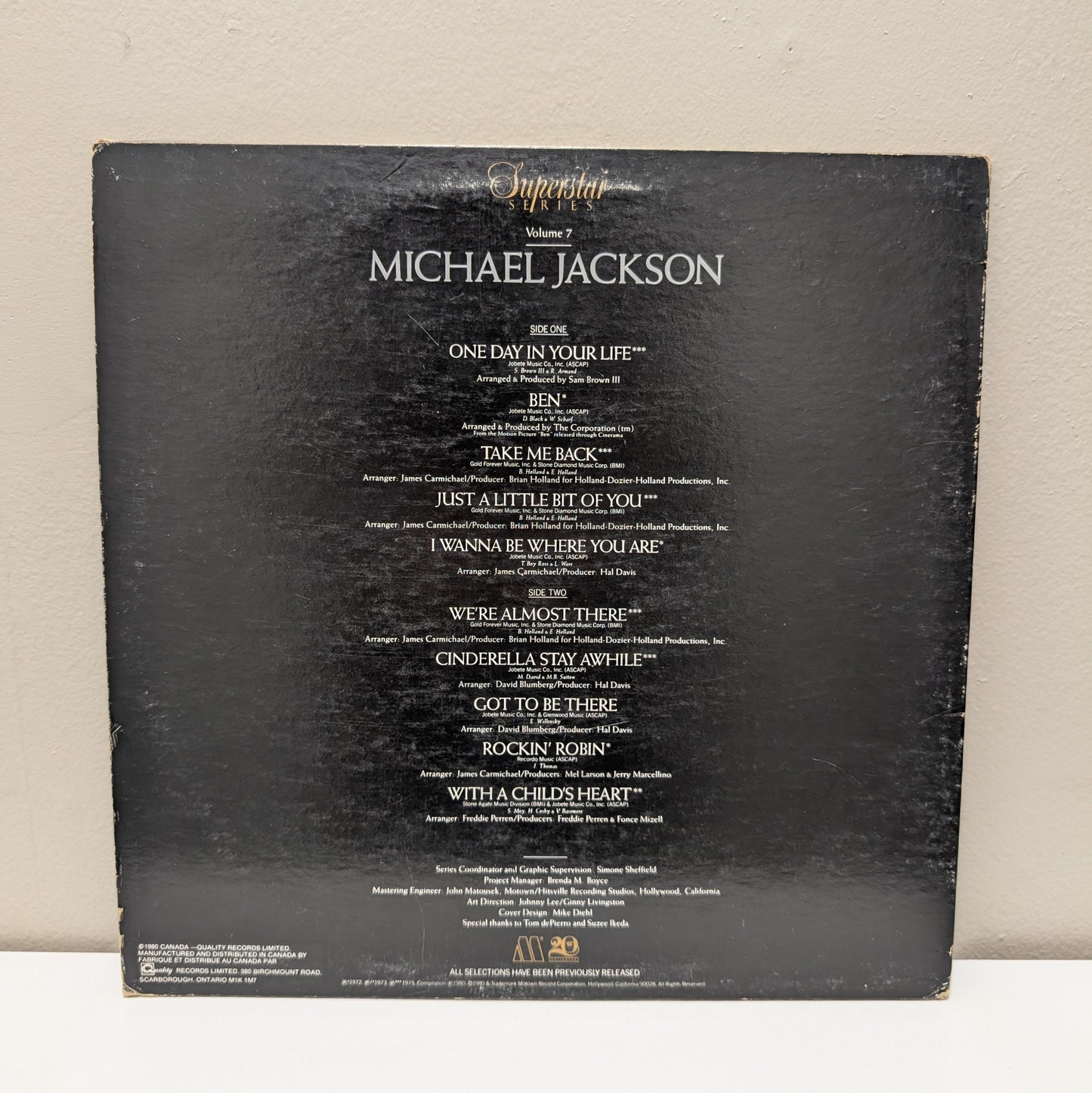 Michael Jackson Superstar Series Vol 7 LP