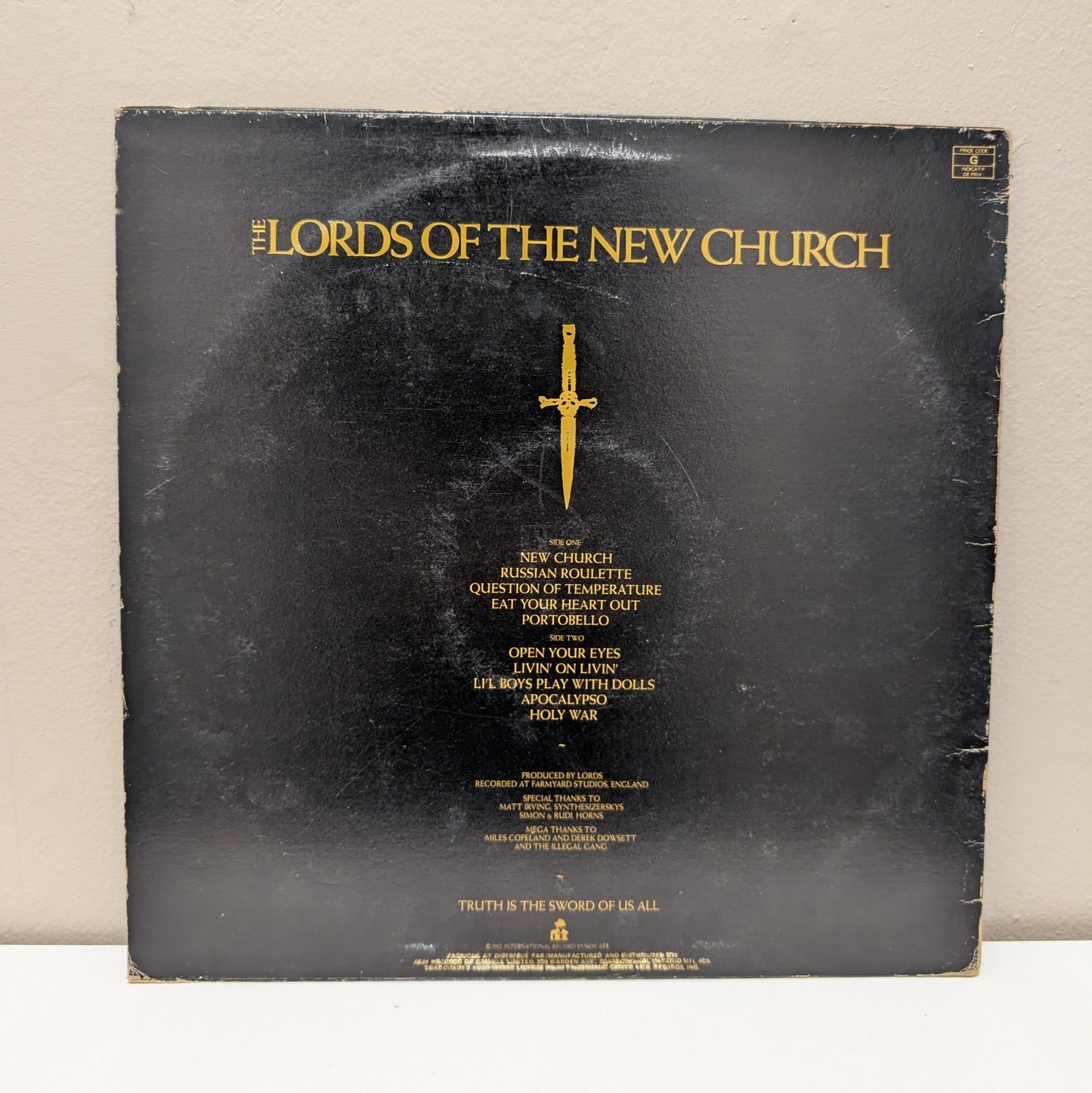 The Lords Of The New Church ST LP