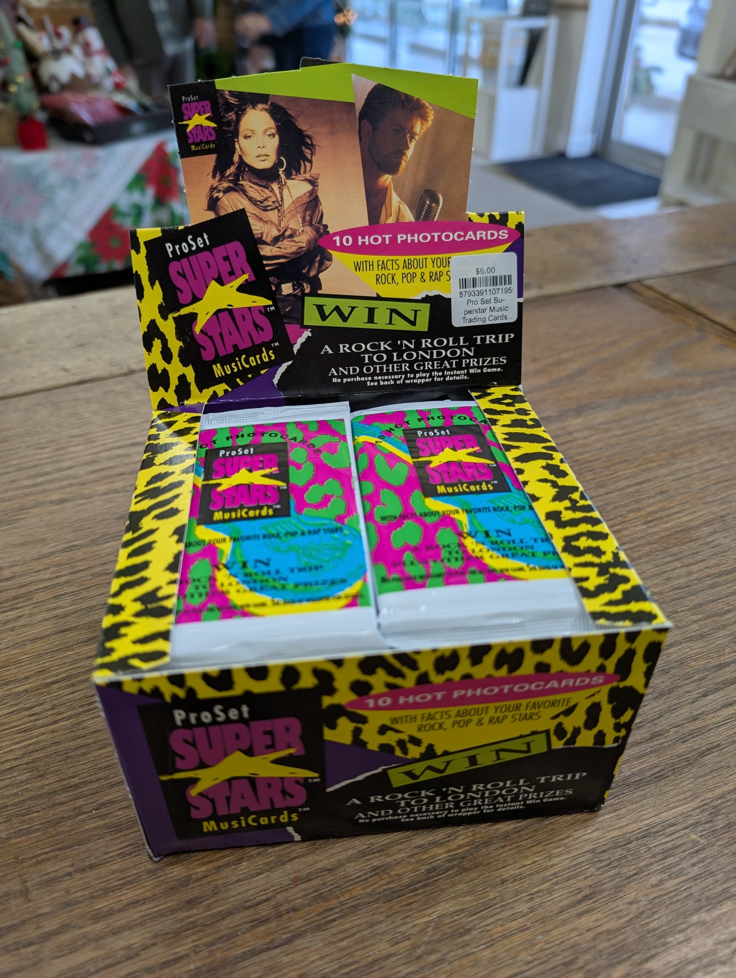 Pro Set Superstar Music Trading Cards (pack of 10)