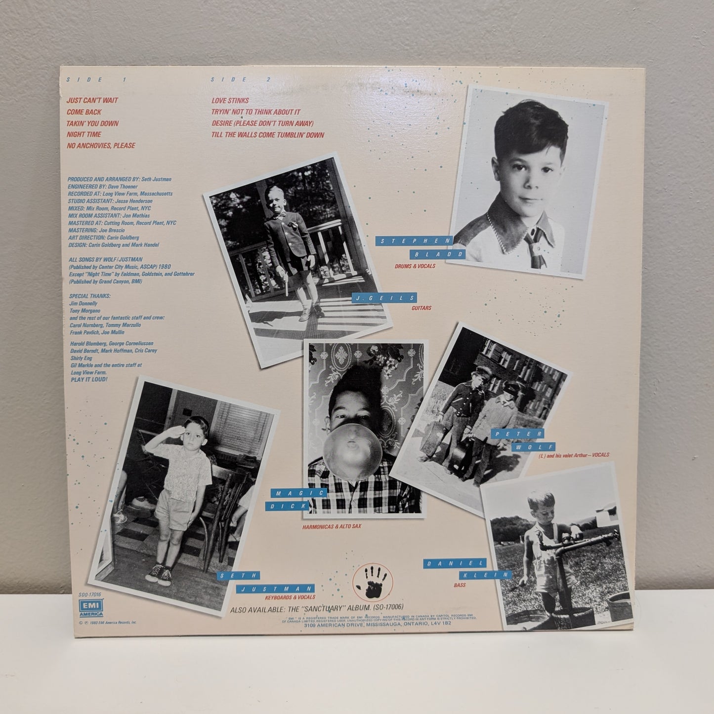 J Geils Band - Love Stinks LP