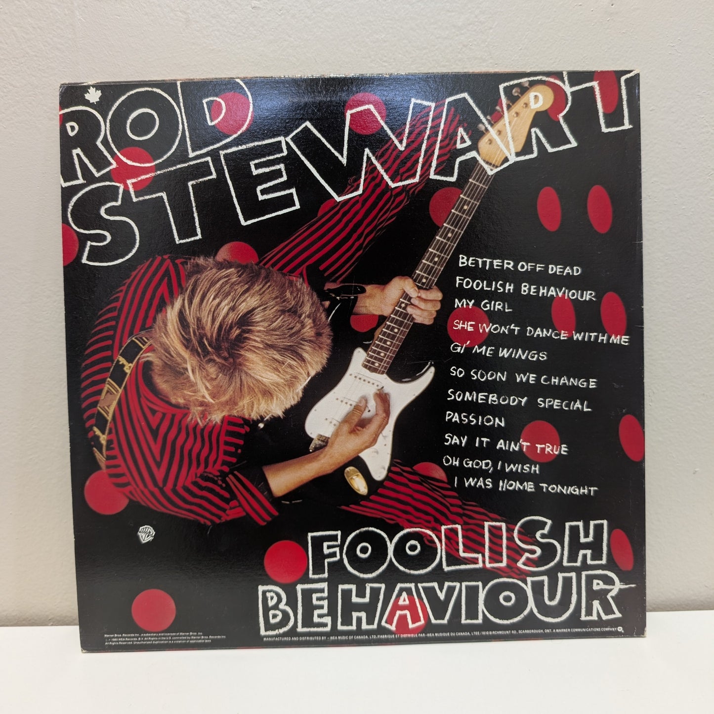 Rod Stewart - Foolish Behaviour LP