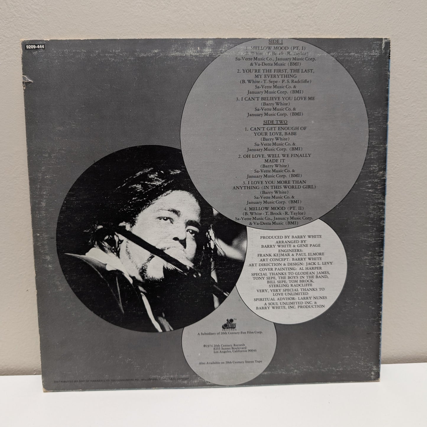 Barry White Can't Get Enough LP