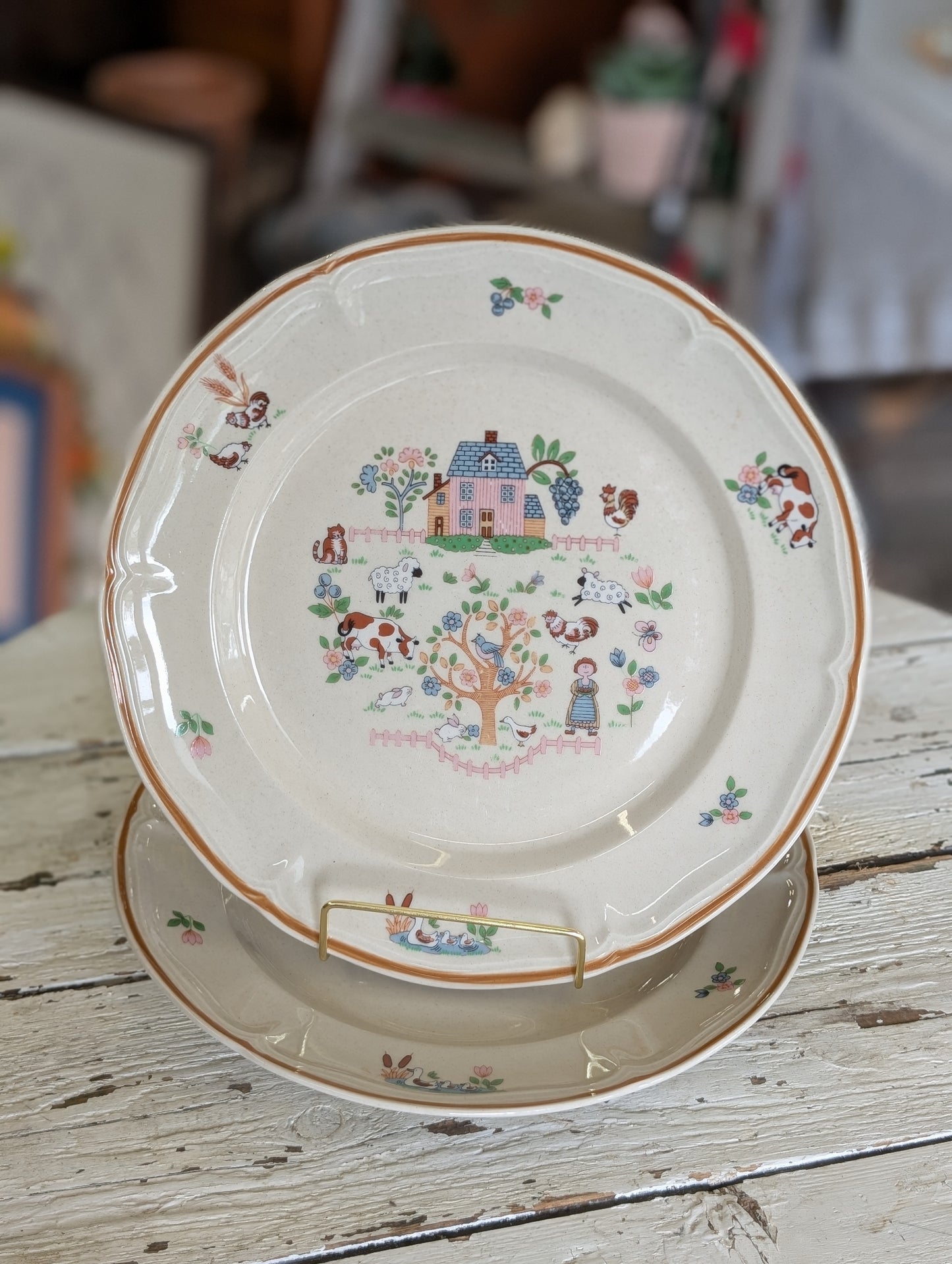 Country Home Set of 2 Dinnerplate