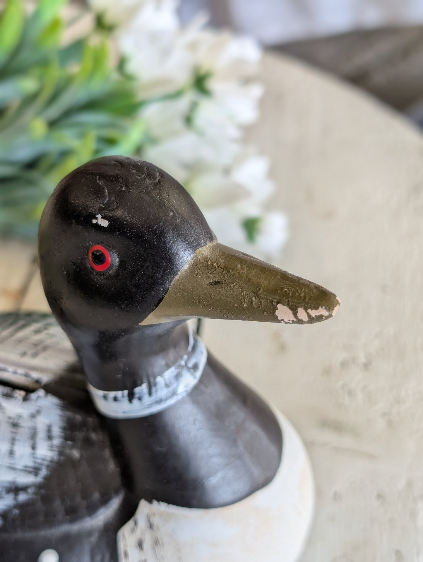 Ceramic Loon Piggy Bank