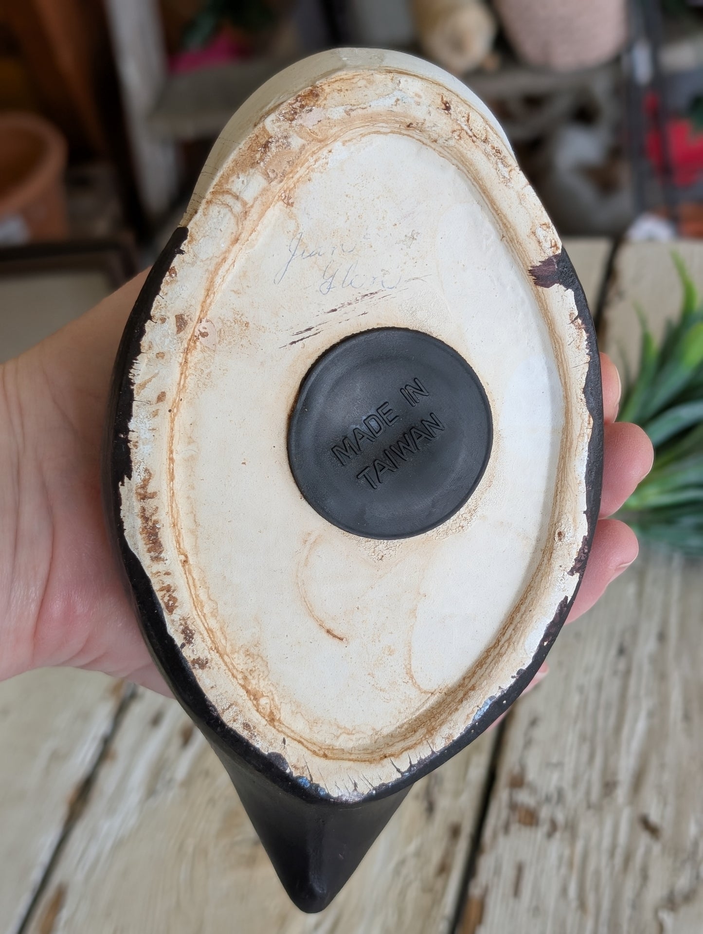 Ceramic Loon Piggy Bank