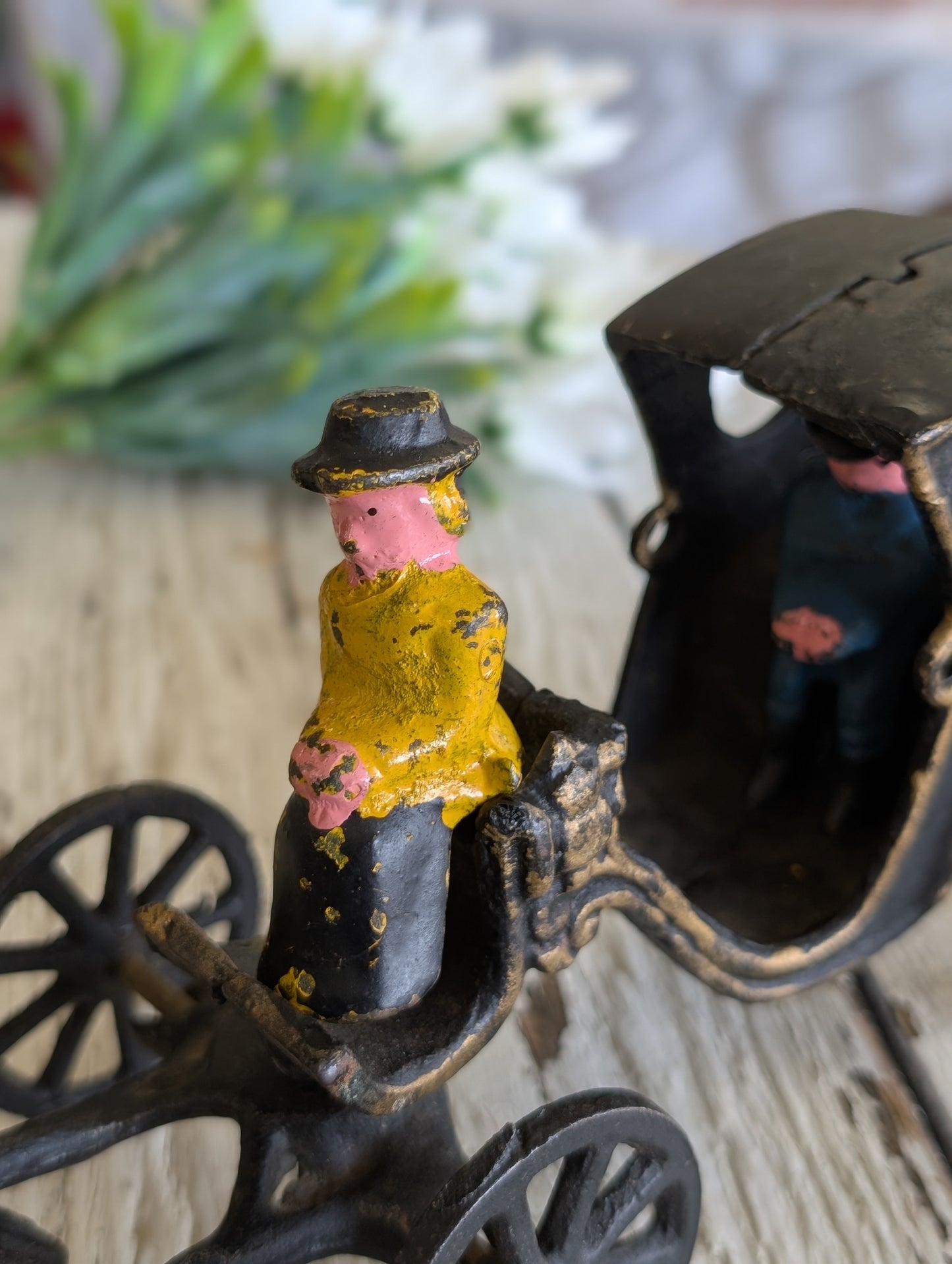 Cast Iron Horse and Buggy