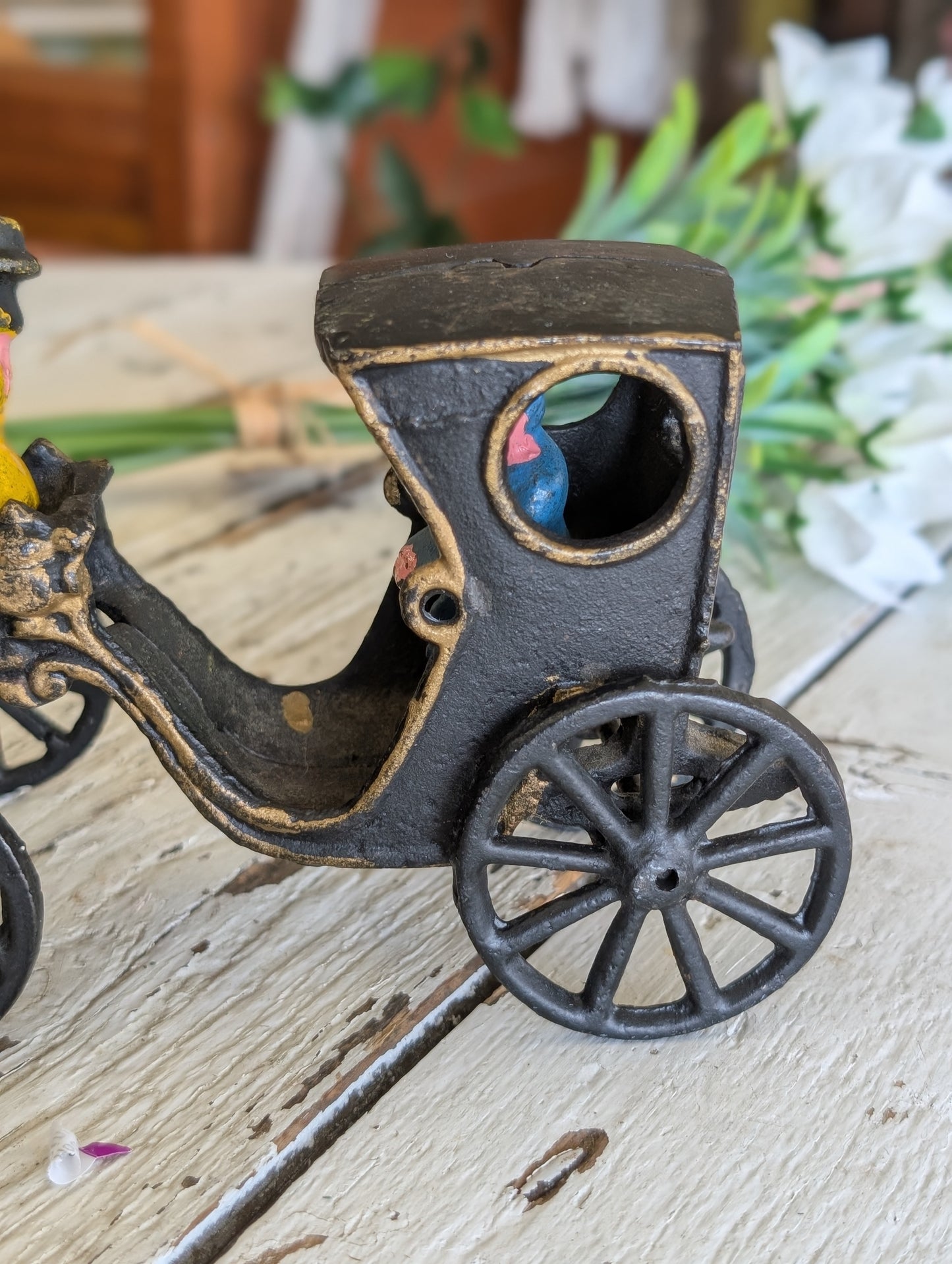 Cast Iron Horse and Buggy