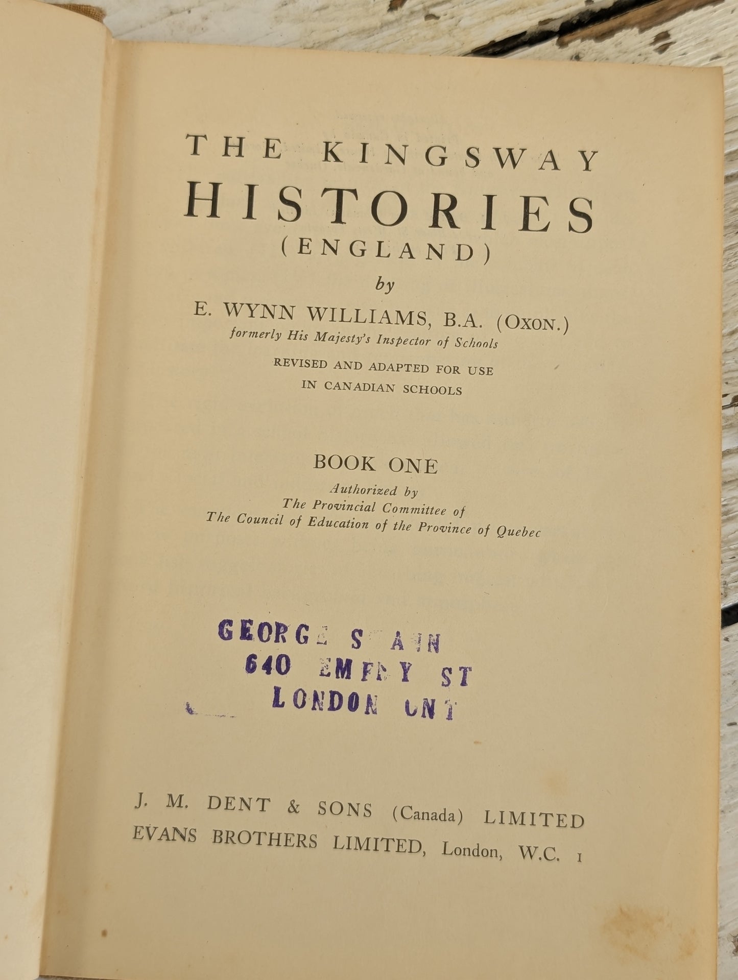 The Kingsway Histories