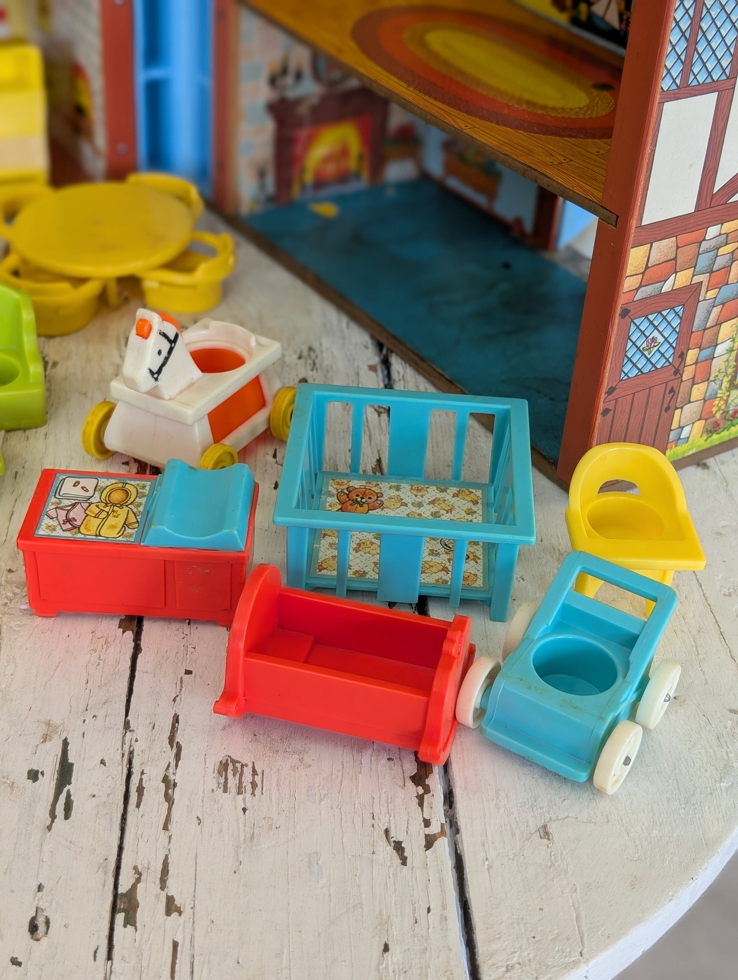 Fisher Price Tudor Home - with accessories