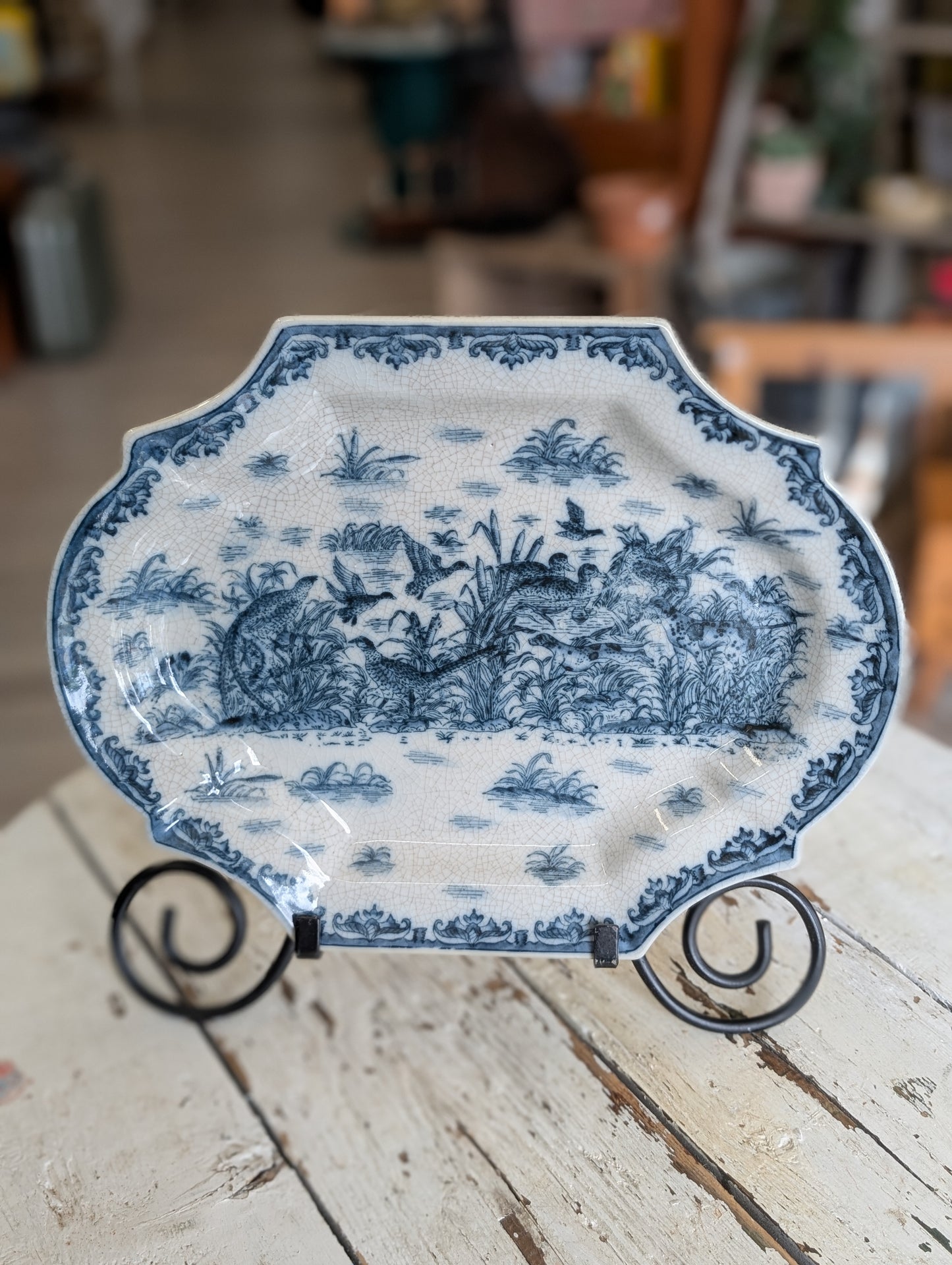 WONG LEE 1895 Chinese Porcelain platter