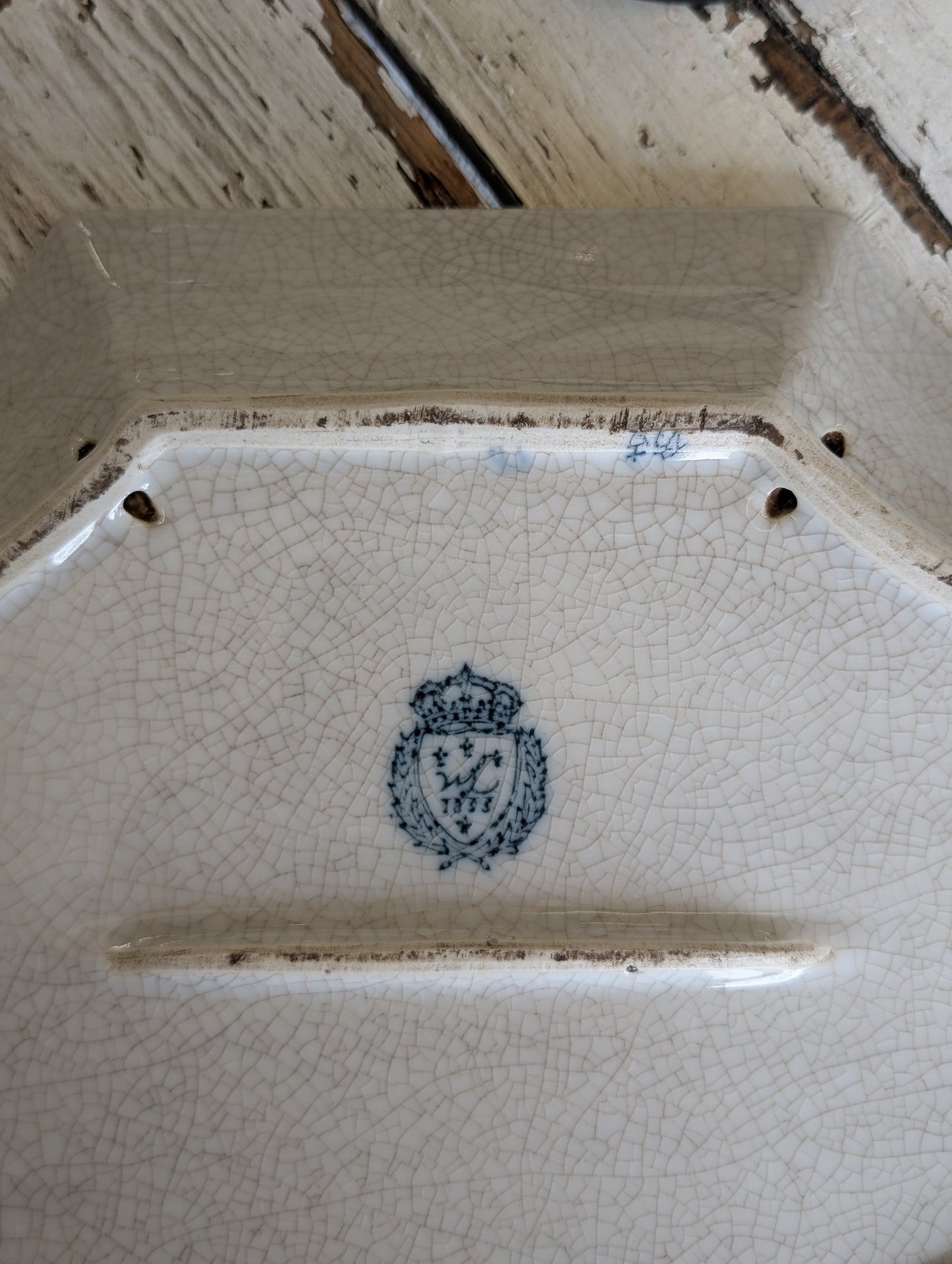 WONG LEE 1895 Chinese Porcelain platter