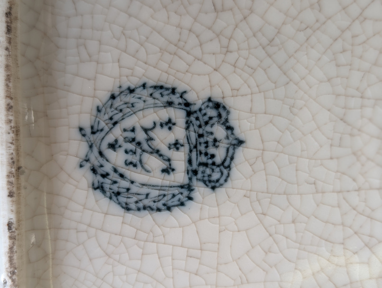 WONG LEE 1895 Chinese Porcelain platter