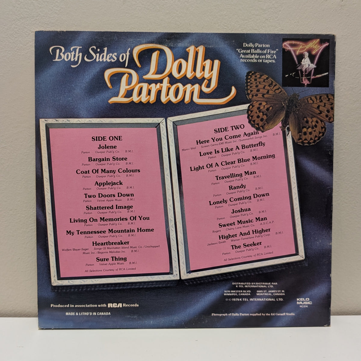 Both Sides of Dolly Parton LP