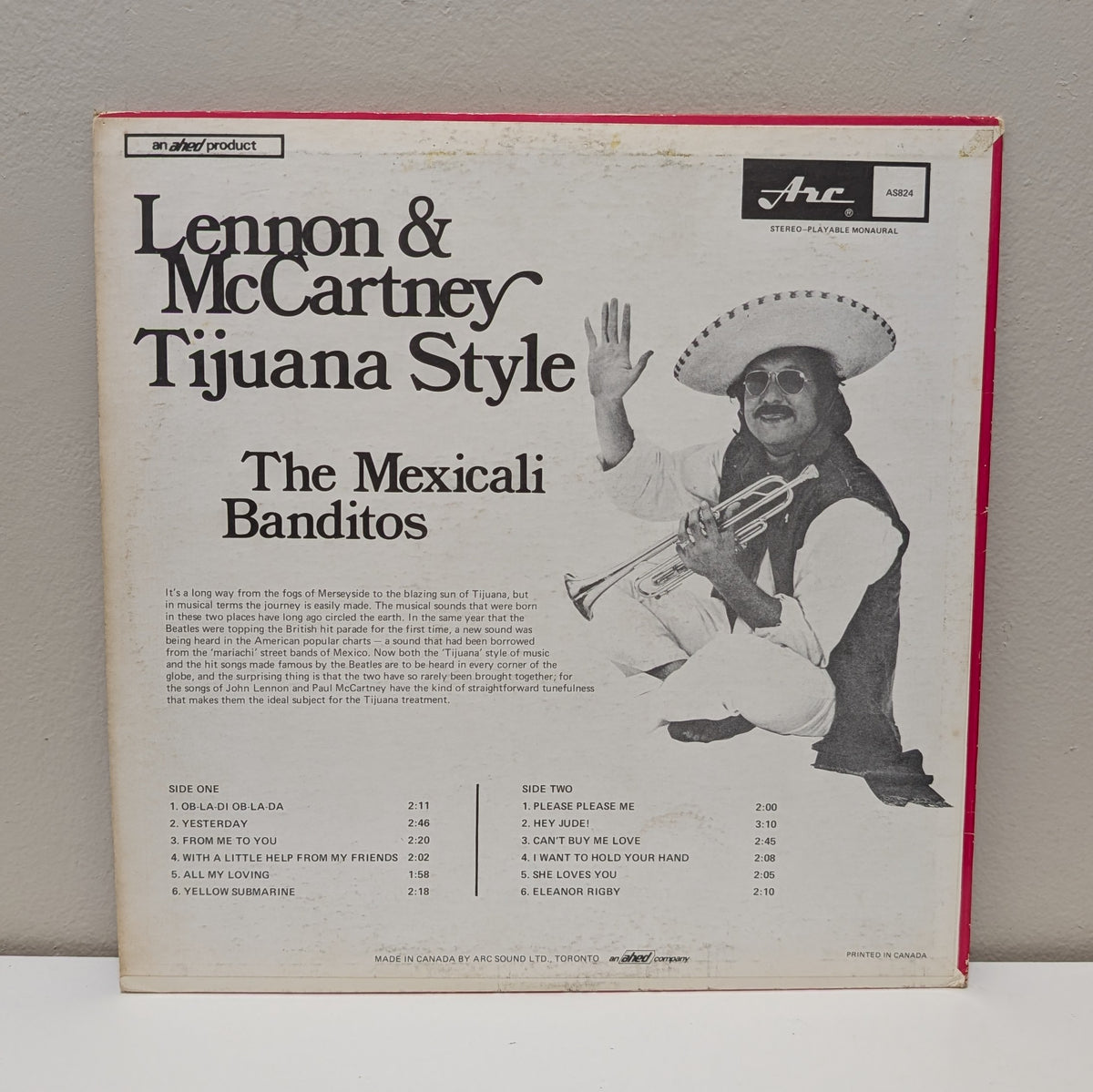 Lennon & McCartney Tijuana Style LP