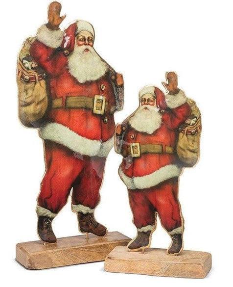 Large Standing Vintage Santa