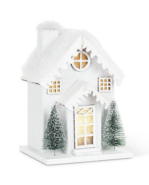 Sm Snowy House w/LED