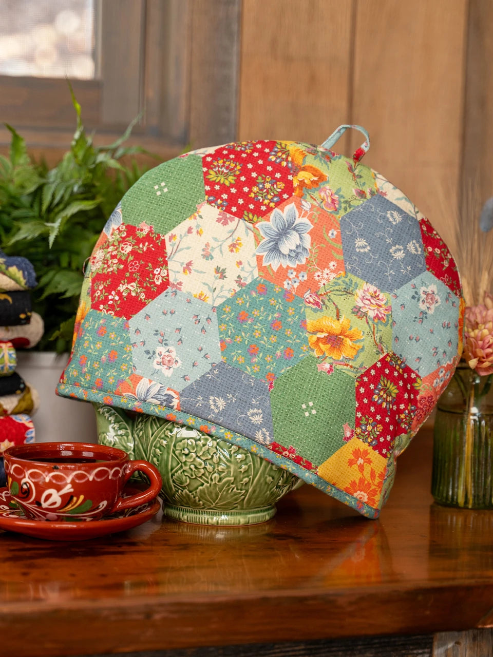 County Fair Patchwork Tea Cozy - Multi Alternate