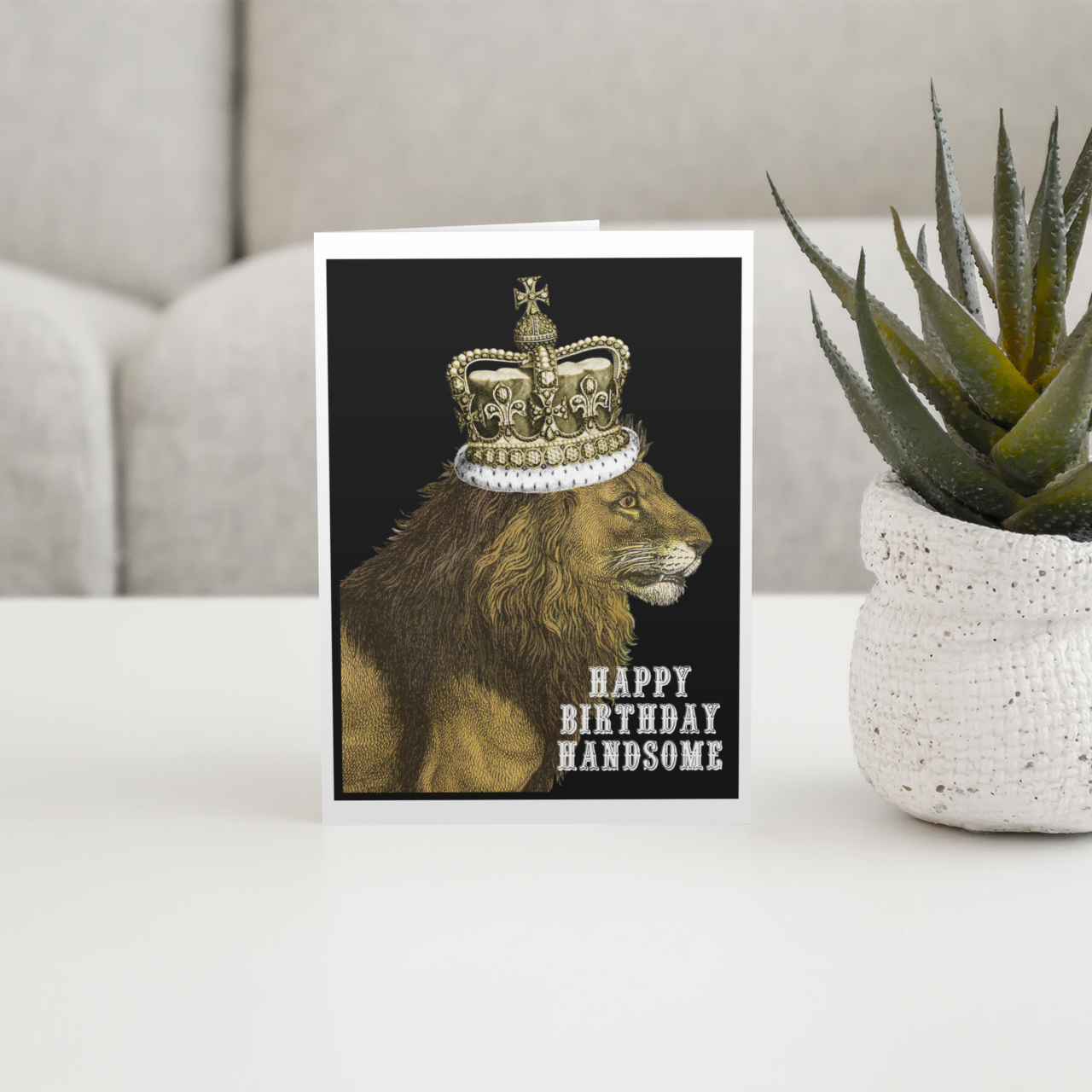 Birthday Card. Happy Birthday Handsome
