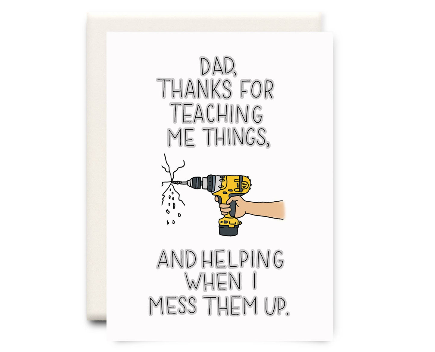 Teaching Me Things | Father's Day Greeting Card