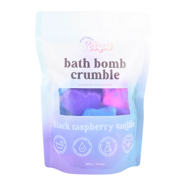 Black Raspberry Vanilla Bath Bomb Crumble