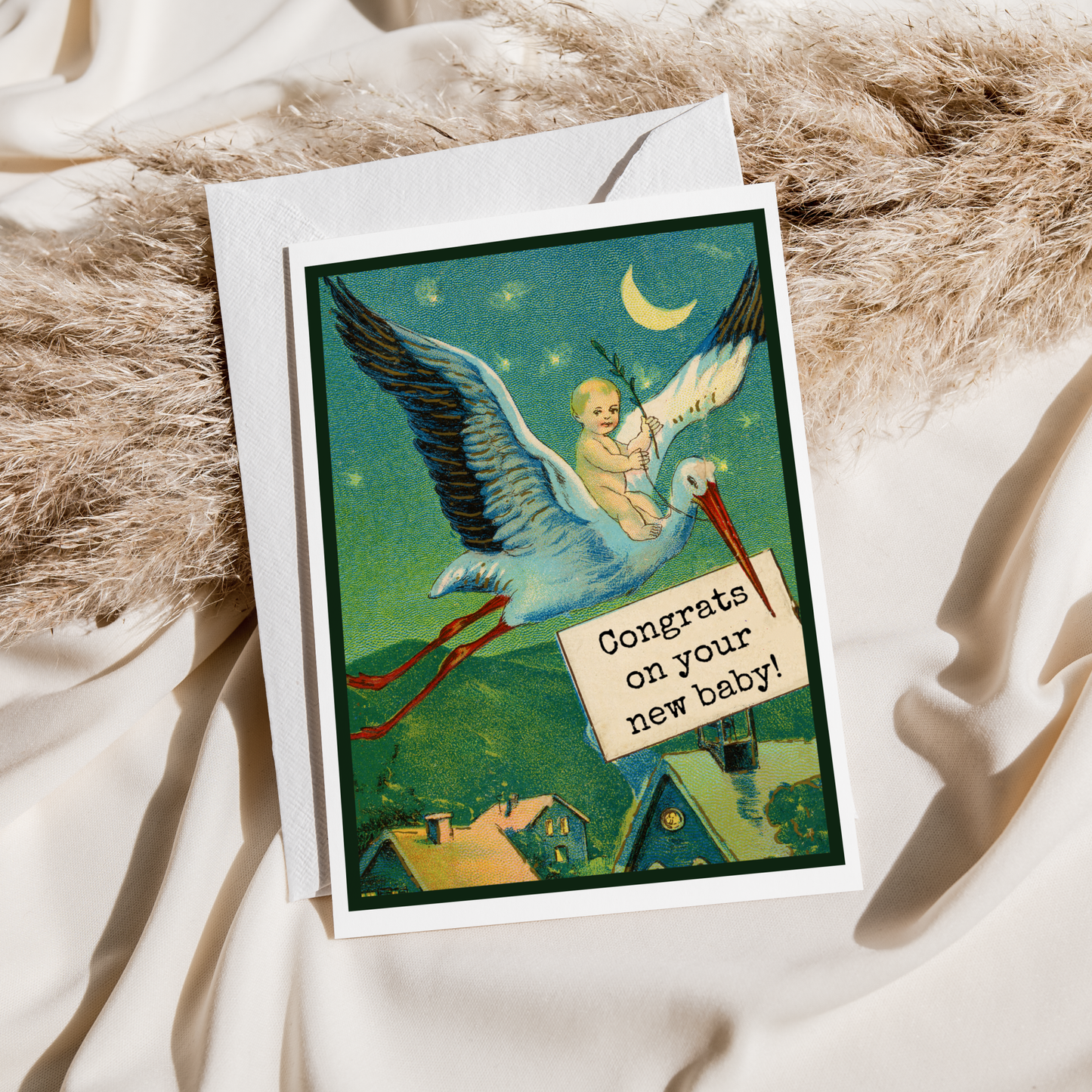 Greeting Card. Congrats On Your New Baby