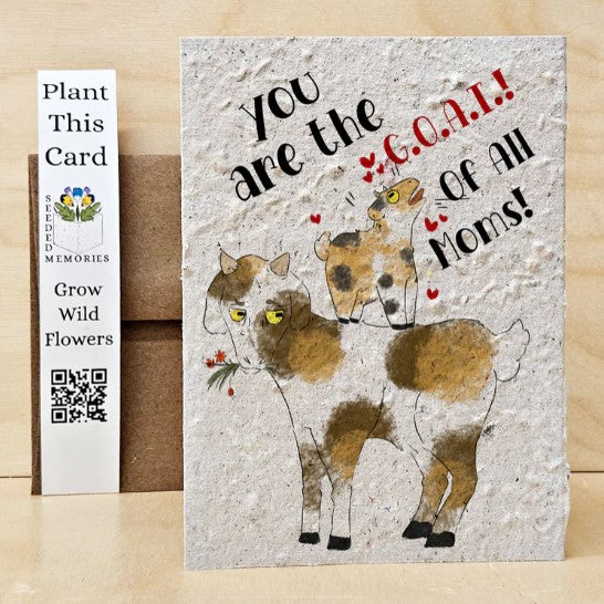 G.O.A.T Mom | Mother's Day Card