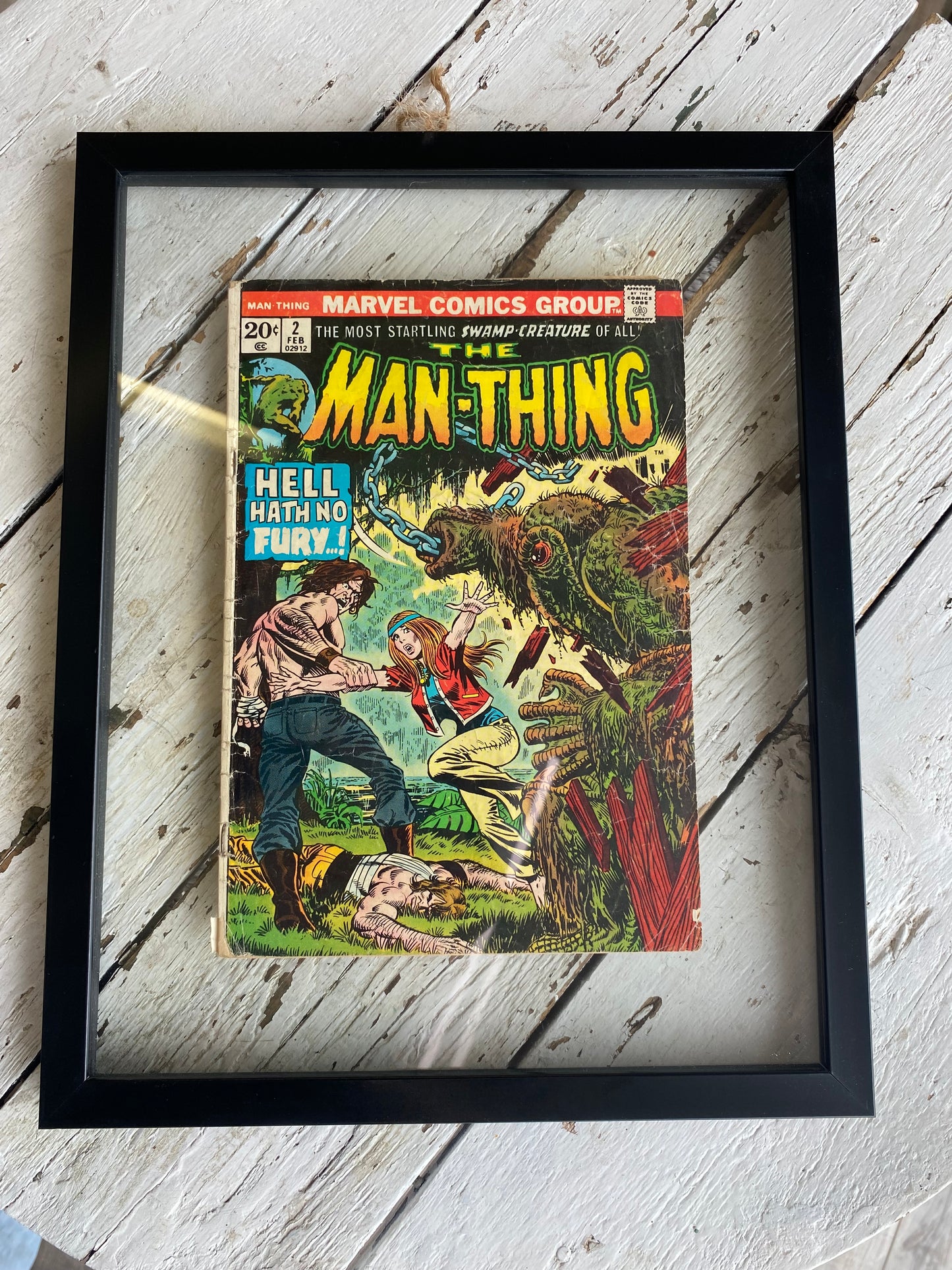 Vintage Framed Comic