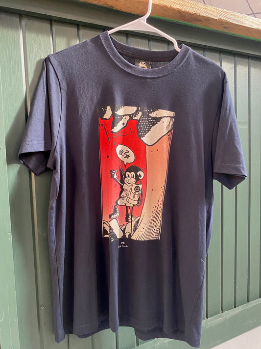Rock Climbing Monkey T-Shirt (Size L)