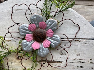 Metal Wall Flowers