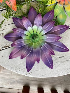 Metal Flower 9"