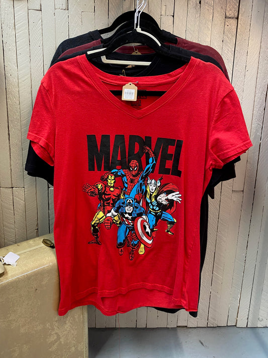 Marvel V neck T-Shirt