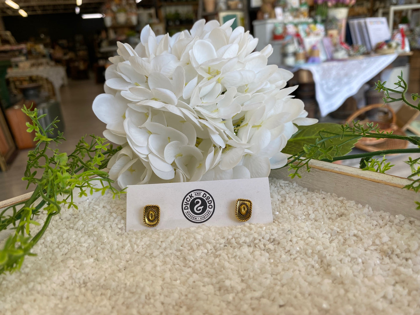 Western earrings stud