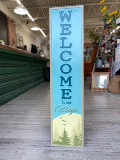 welcome to the cottage Sign