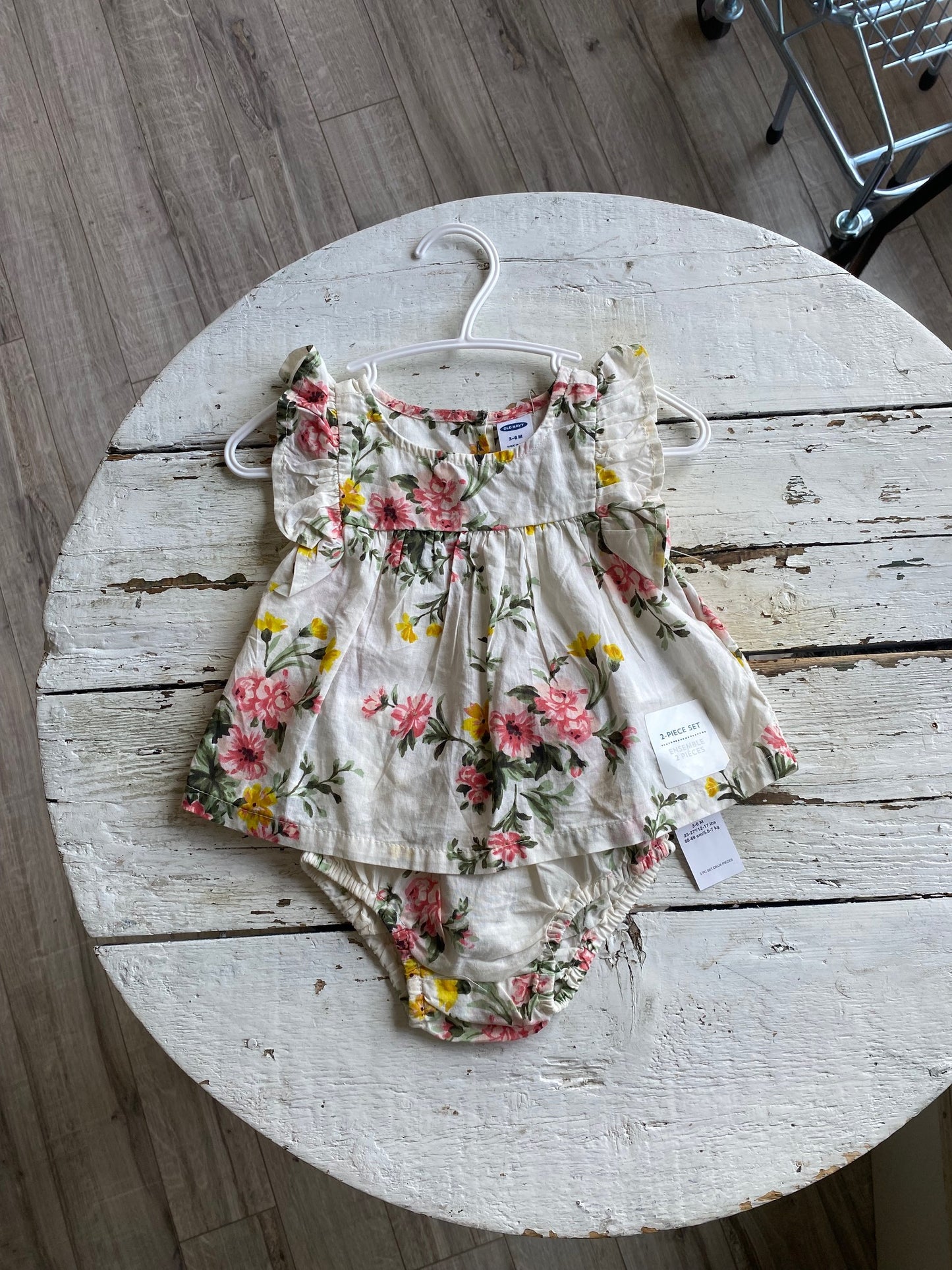 Floral Romper - 2 Piece Set