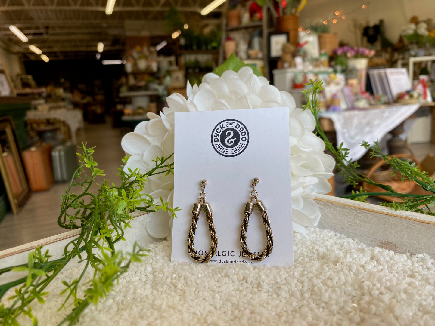Rope Hoop Earrings