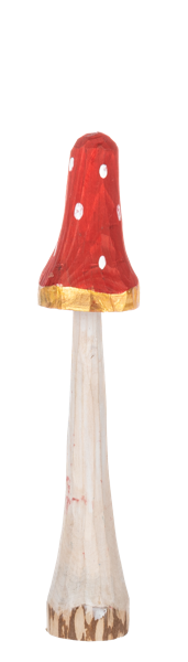 Slim Mushroom Figurine