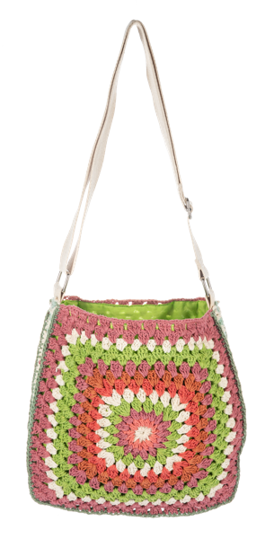 Crochet Granny Square Purse