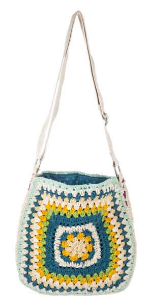 Crochet Granny Square Purse